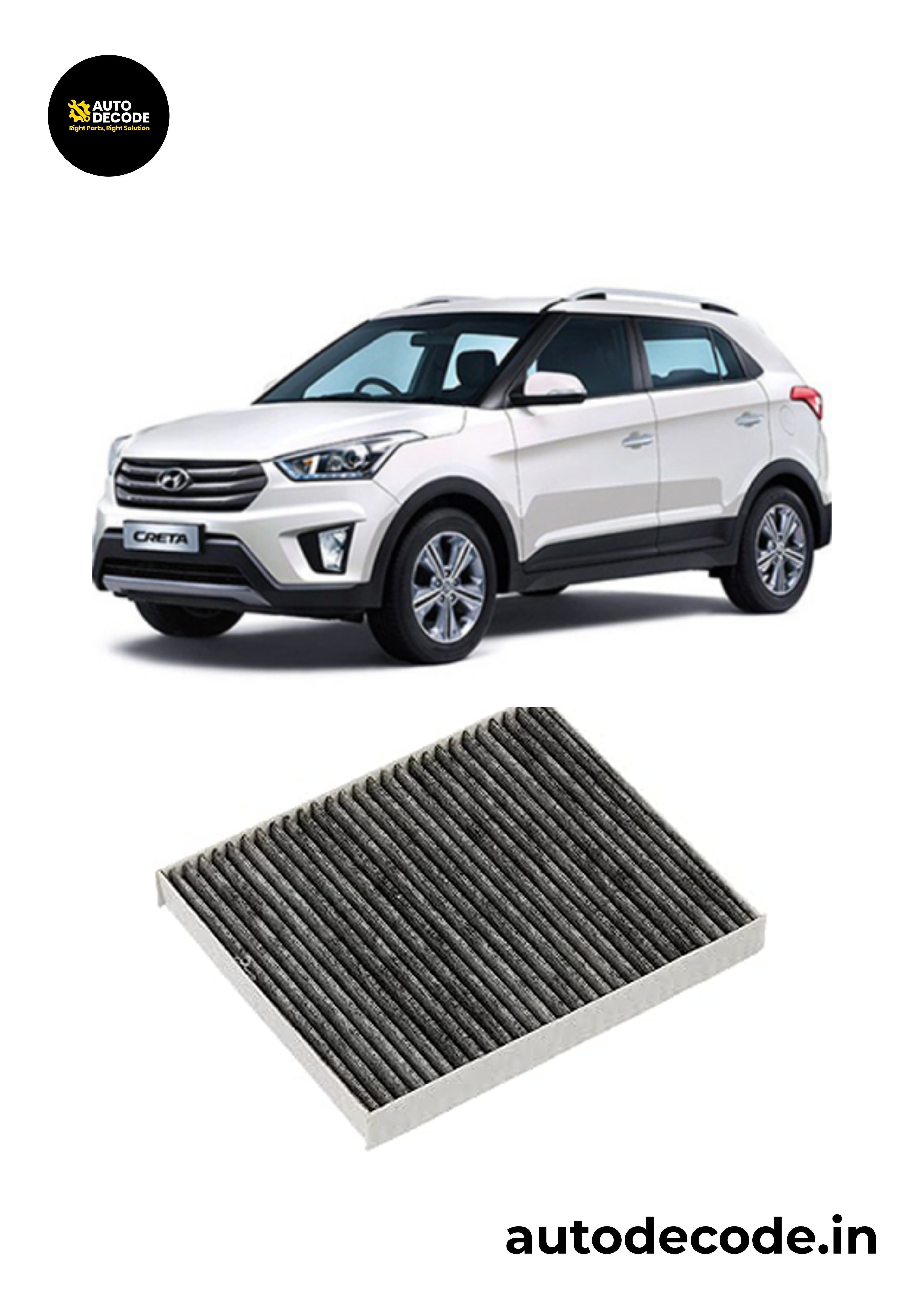 Hyundai Creta Activated Carbon Cabin Filter