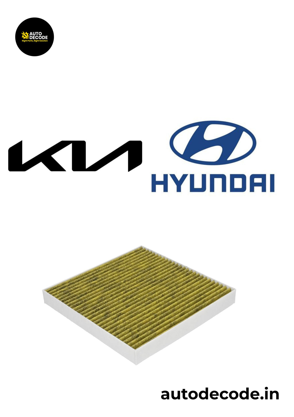 Hyundai & Kia Activated Carbon Cabin Filter