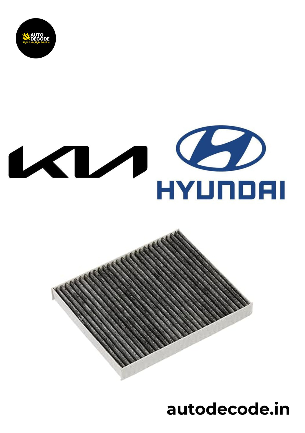 Hyundai & Kia Activated Carbon Cabin Filter