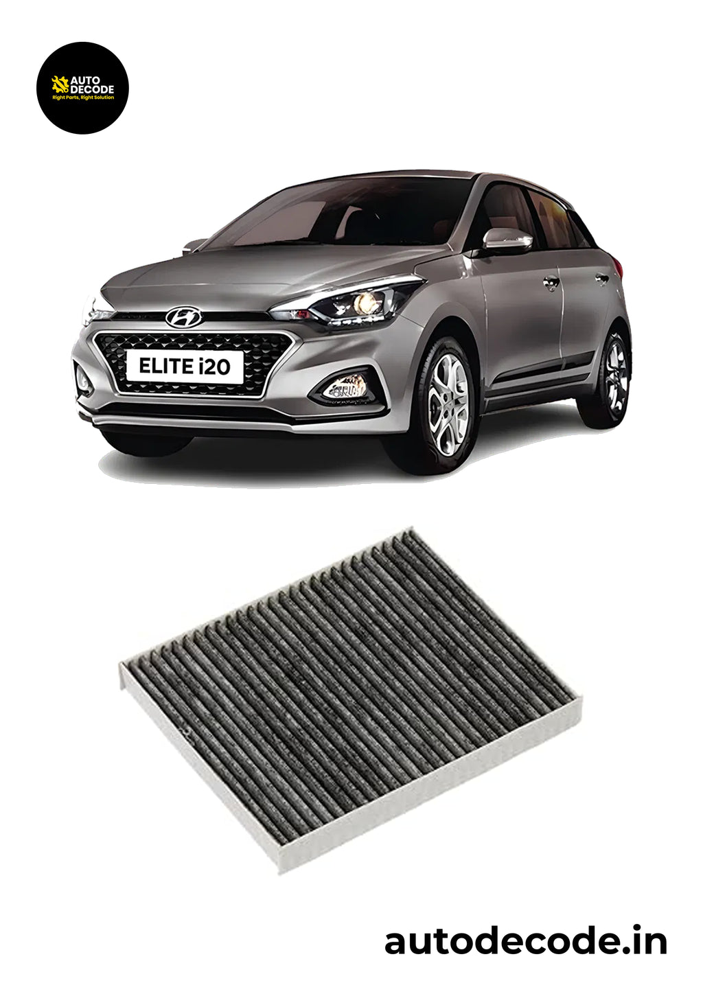 Hyundai i20 Elite N/M Activated Carbon Cabin Filter