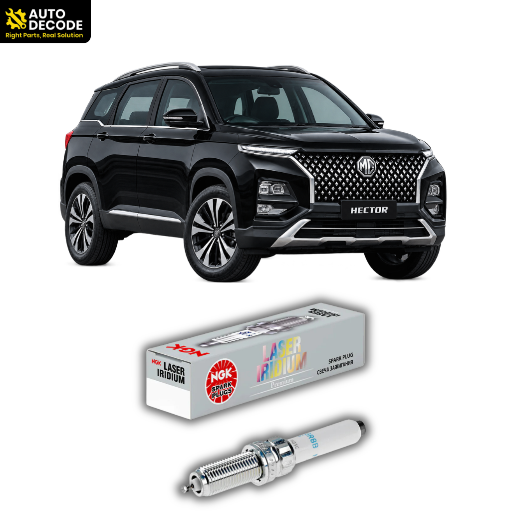 Lazer Iridium Spark Plug LKR8HI-8 For MG Hector 1.5L Turbo Petrol(June 2019 onward) Set of 4 | NGK