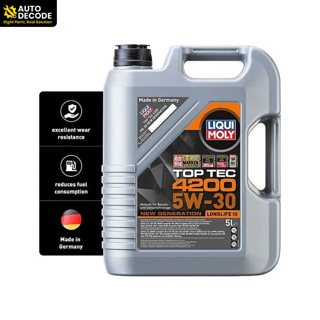 Liqui Moly Top Tec 4200 5W-30 Fully Synthetic Engine Oil -5L
