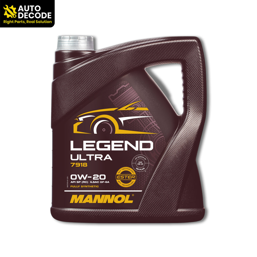 MANNOL Legend Ultra 0W-20 Bi-Synthetic Engine Oil – 4 Litre
