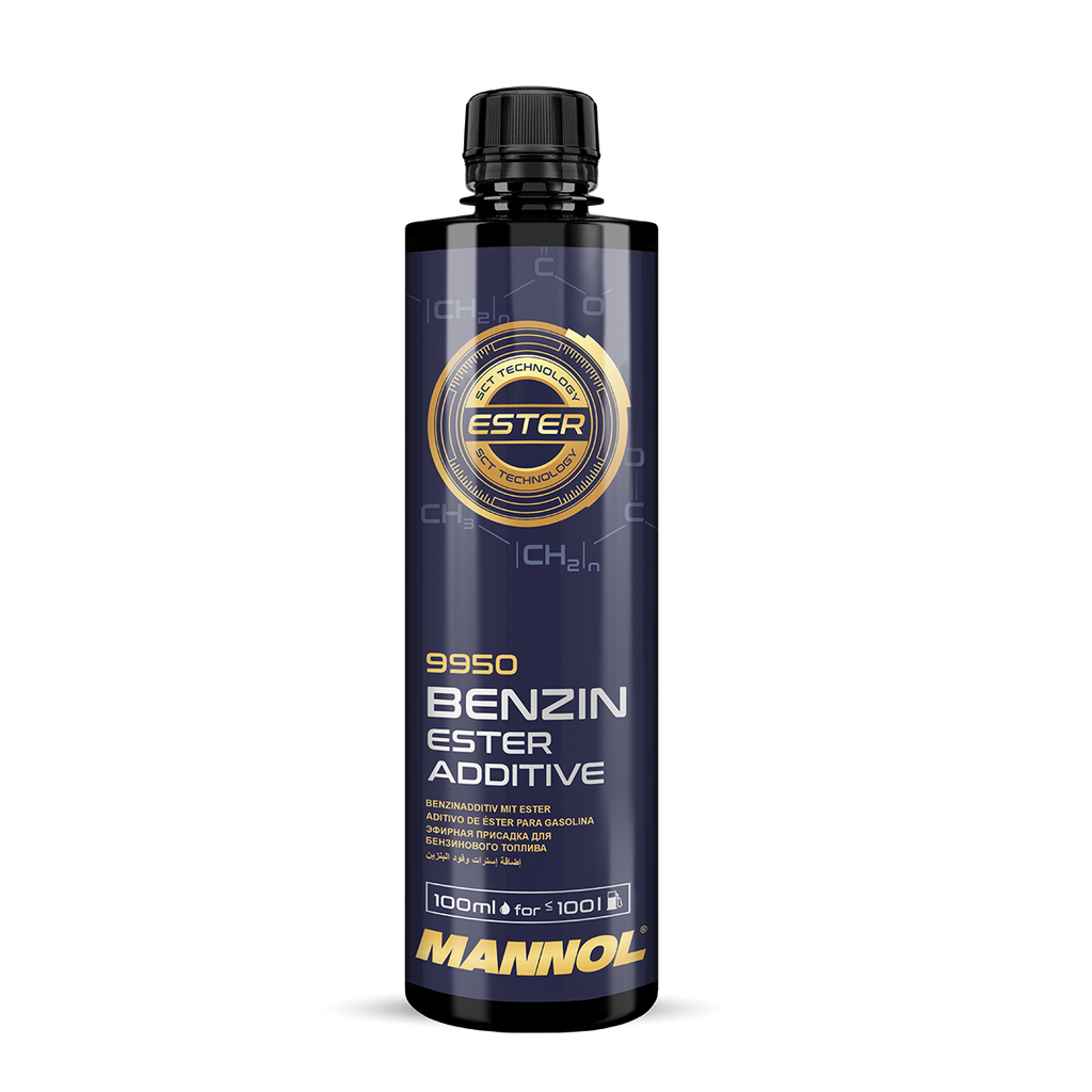 MANNOL 9950 Benzin Ester Additive – Petrol Fuel System Treatment 100ml