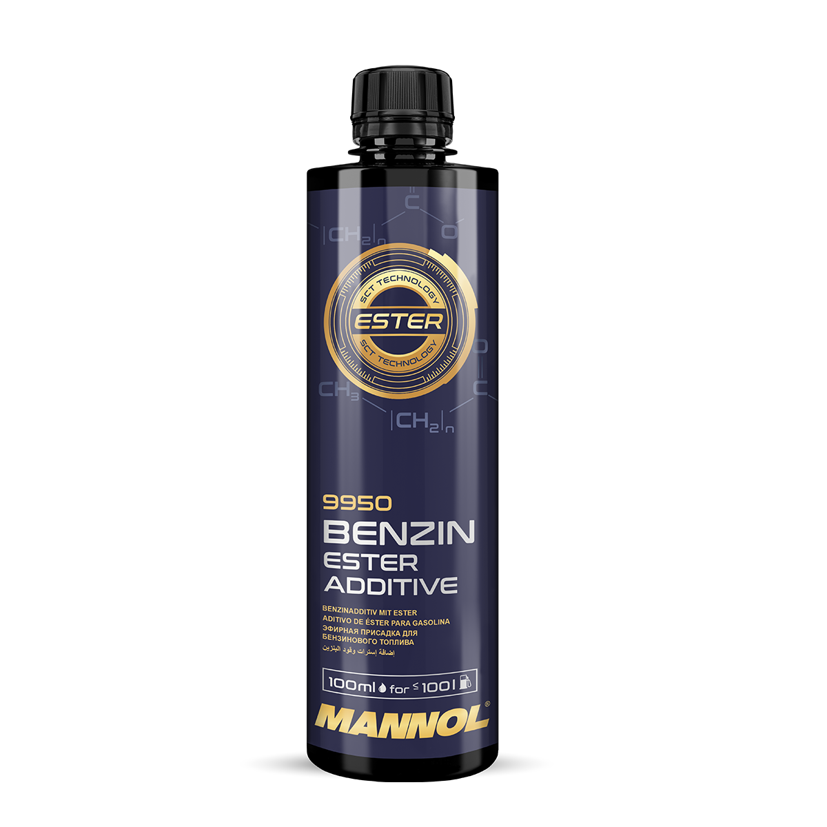 MANNOL 9950 Benzin Ester Additive – Petrol Fuel System Treatment 100ml