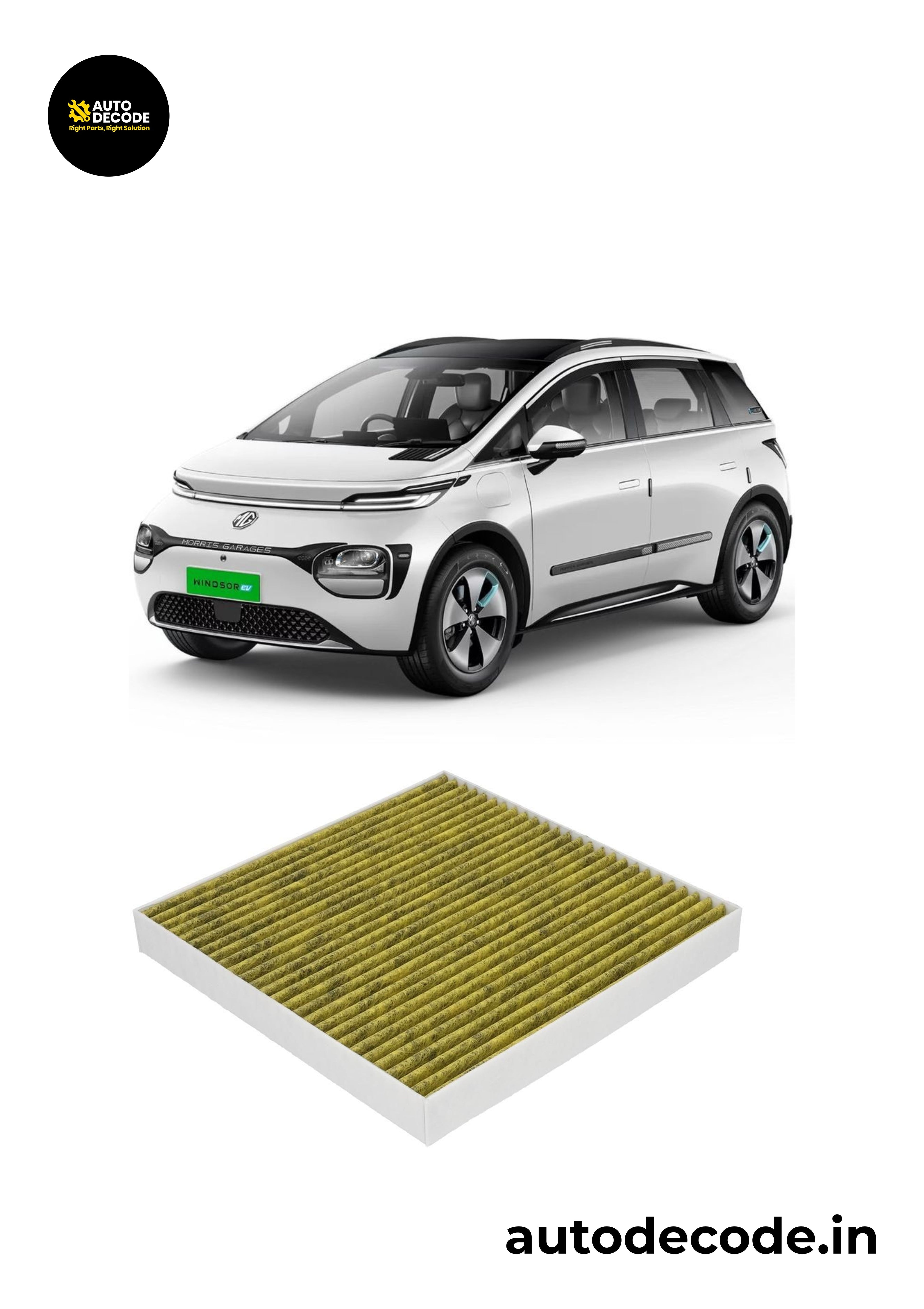MG Windsor Activated Carbon Cabin AC Filter | ZIP Filters ZC-6574C