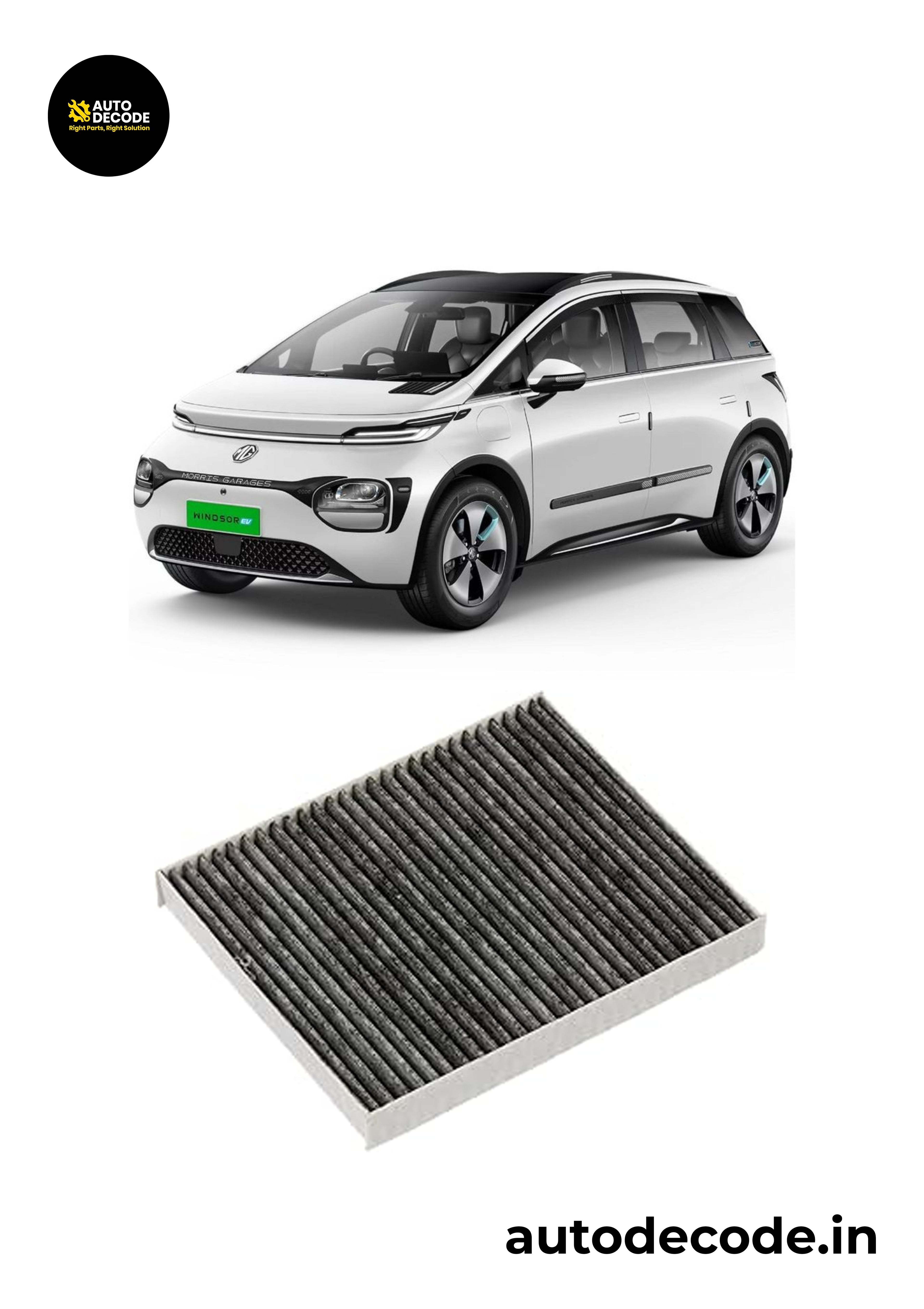MG Windsor Activated Carbon Cabin AC Filter | ZIP Filters ZC-6574C