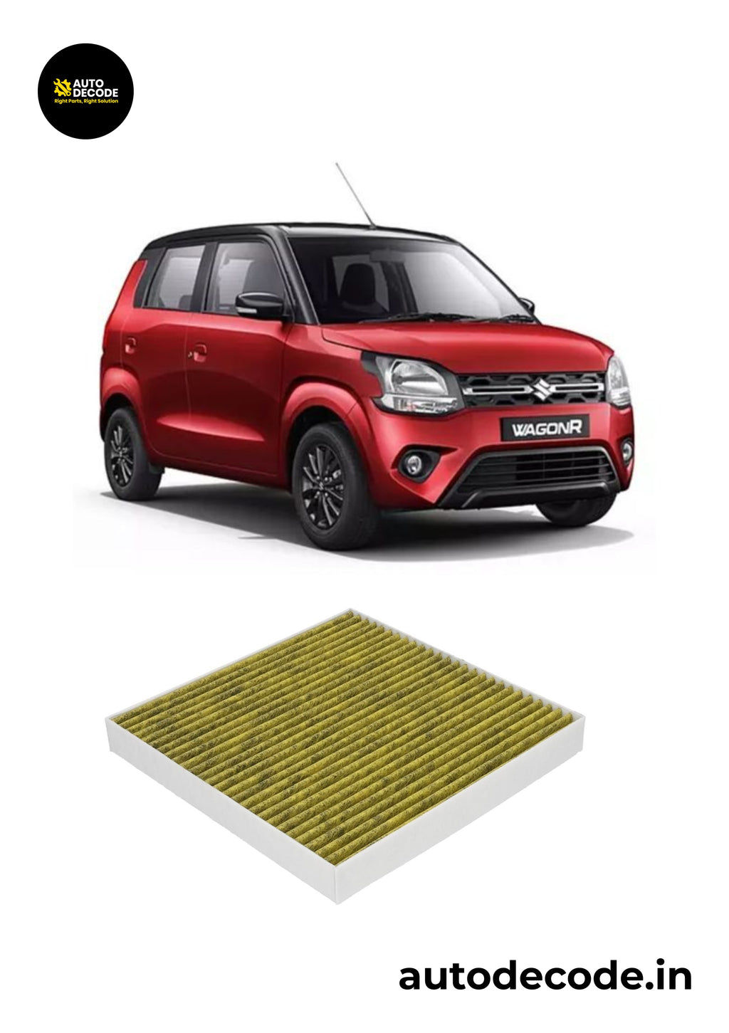 Maruti Suzuki WagonR 2019 Activated Carbon Cabin Filter