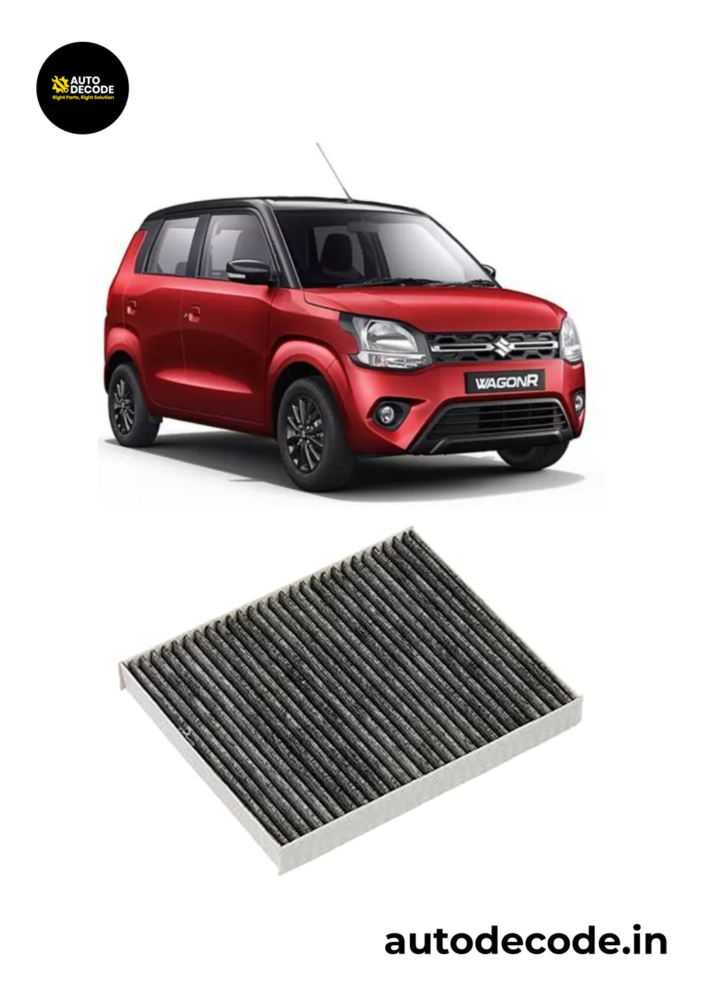 Maruti Suzuki WagonR 2019 Activated Carbon Cabin Filter