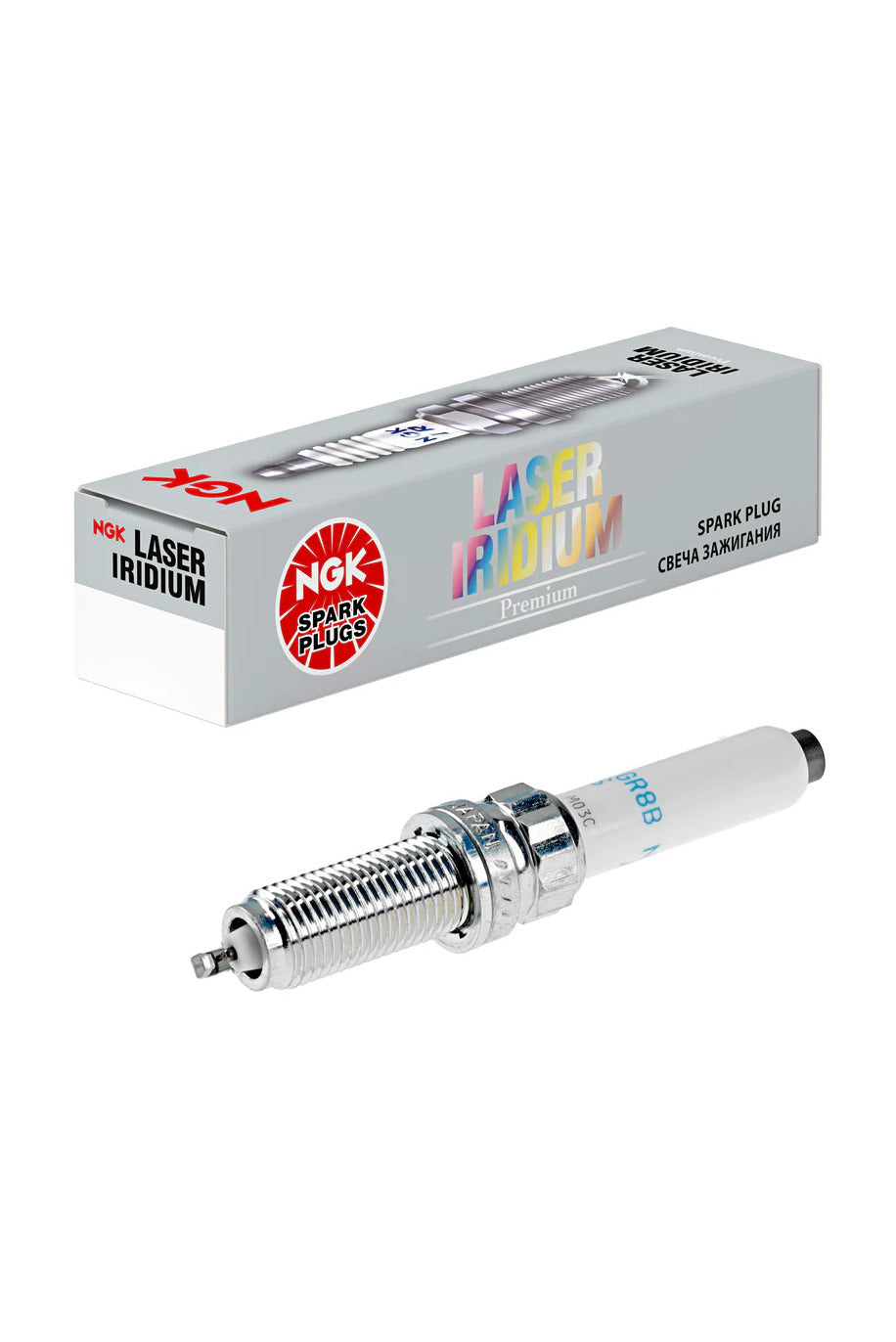 NGK IZFR6K-13 Laser Iridium Spark Plug for Honda | City 2008–2014 & Jazz 1.2 MT | Set of 4