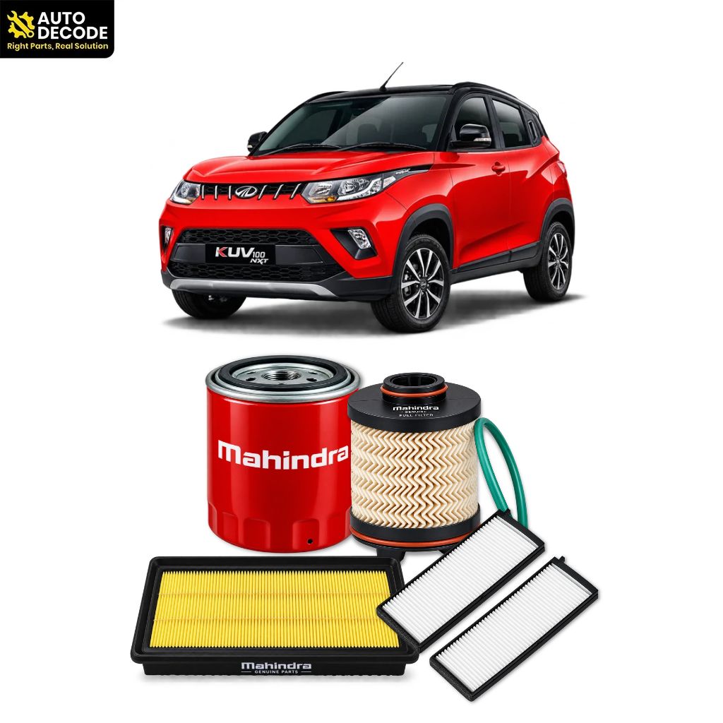 Mahindra KUV100 Diesel Oil, Fuel, Air & Cabin Filter Kit | Mahindra Genuine & Zip Filters (Copy)