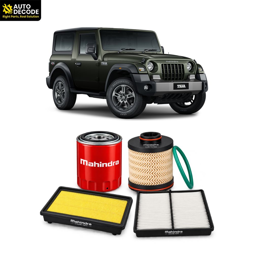Mahindra Thar Roxx Diesel  Oil, Fuel, Air & Cabin Filter Kit | Mahindra Genuine & Zip Filters