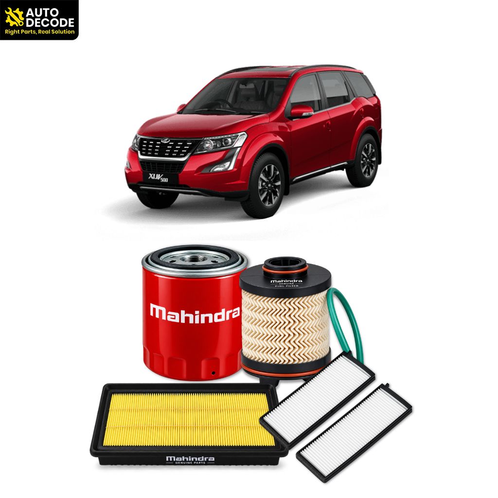 Mahindra XUV500 BS6 Diesel Oil, Fuel, Air & Cabin Filter Kit | Mahindra Genuine & Zip Filter