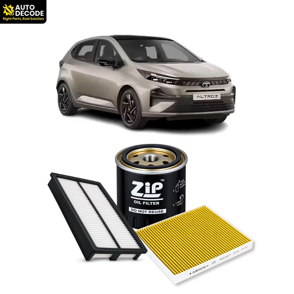 Tata Altroz Petrol Oil, Air & Carbon Cabin Filter Kit | ZIP Filters