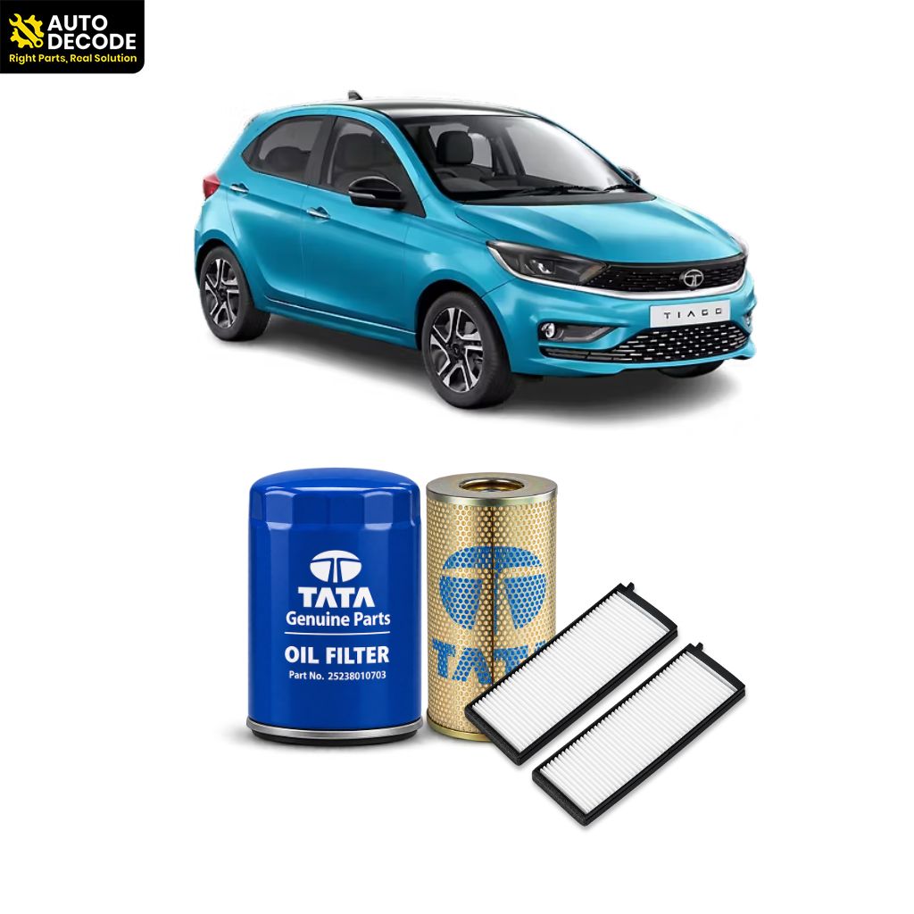Tata Tiago & Tigor Petrol Oil, Air & Cabin Filter | Tata Genuine & Zip Filters