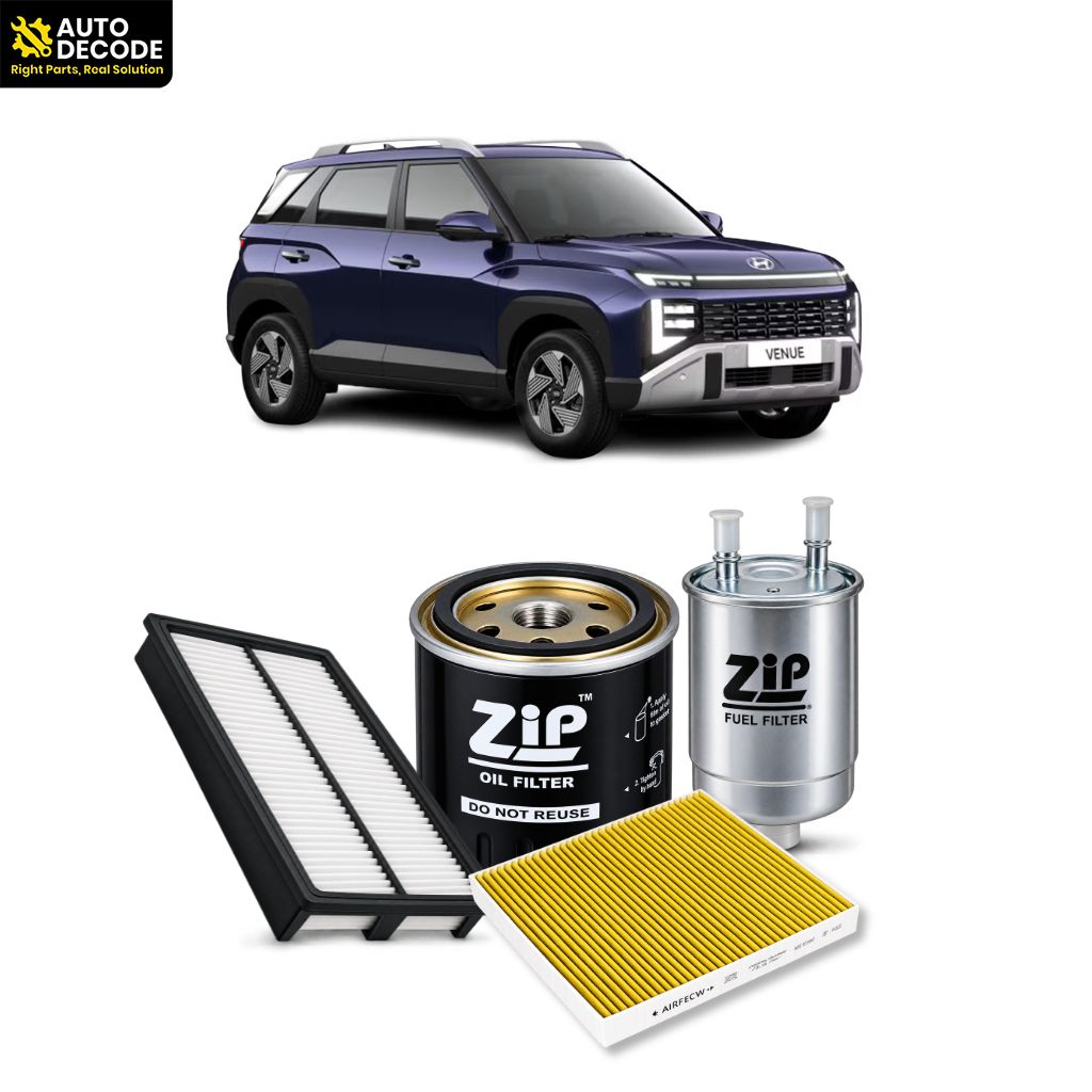 Hyundai Venue & Kia Sonnet Diesel Oil, Fuel, Air & Cabin Filter | Zip Filters