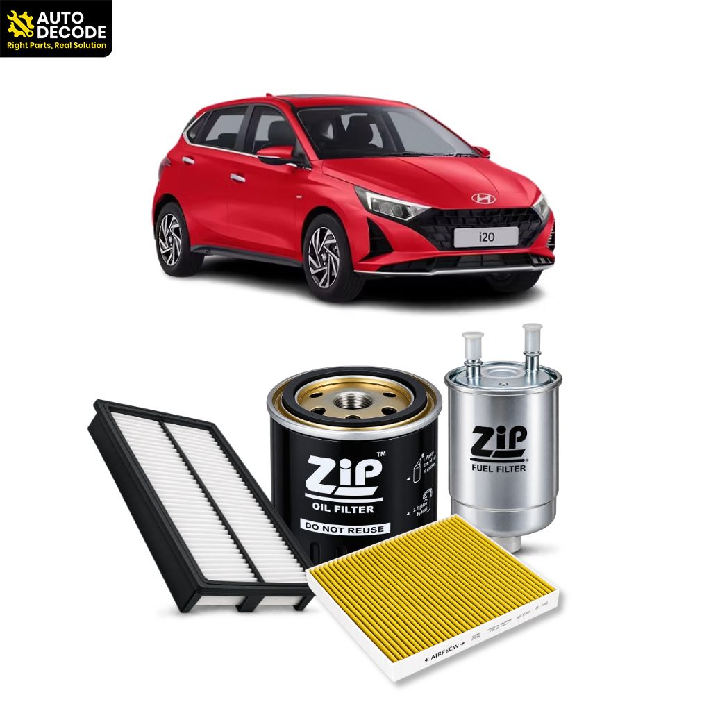 Hyundai i20 Diesel 2020 Onwards Oil, Fuel, Air & Carbon Cabin Filter Kit | Zip Filters