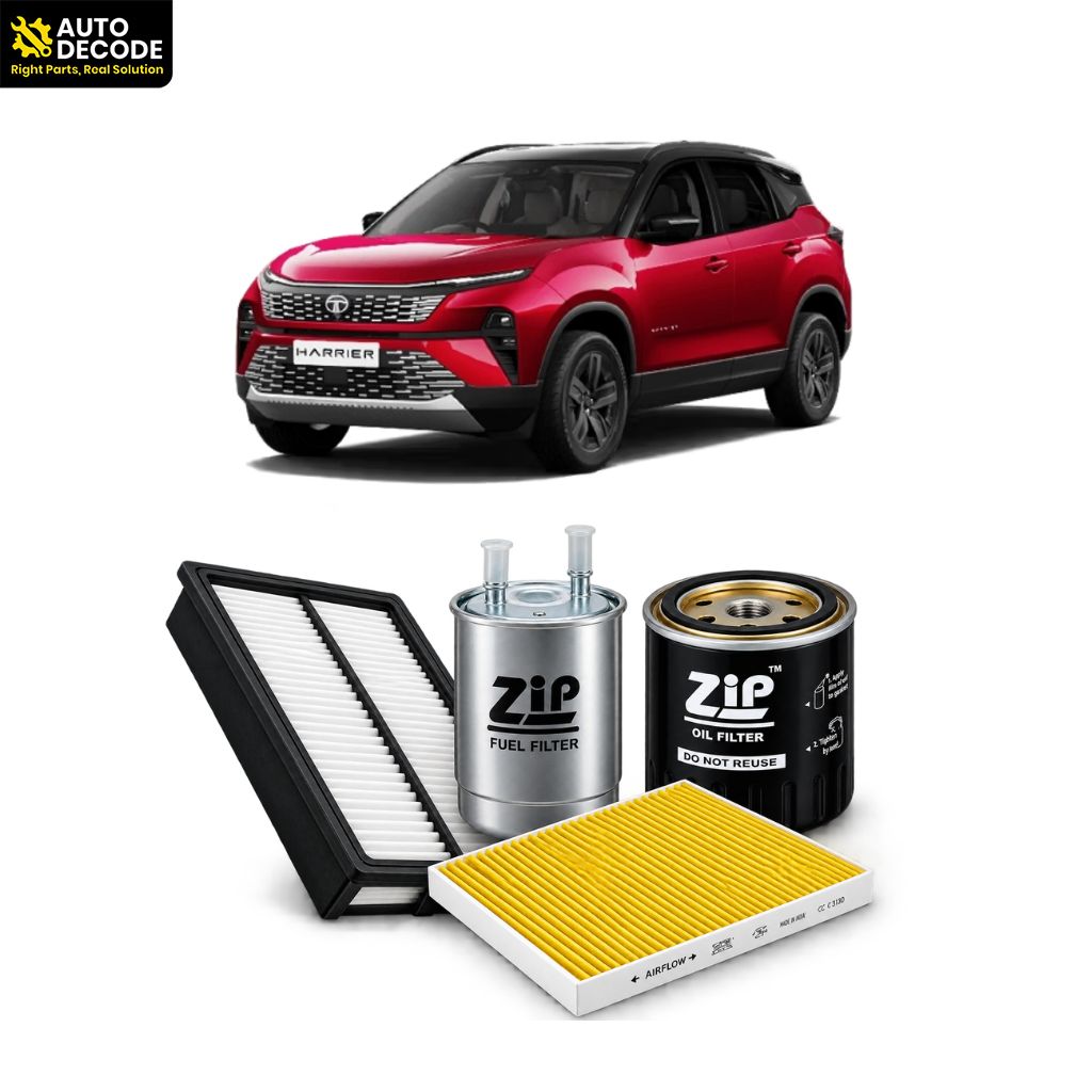 Tata Harrier & Safari Diesel Oil Fuel Air & Cabin Filter Kit | Zip Filters