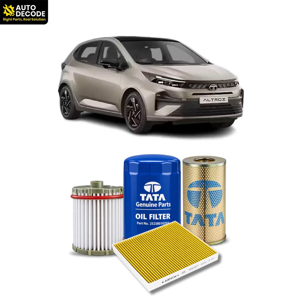 Tata Altroz Diesel Oil, Fuel, Air & Cabin Filter Kit | Tata Genuine,TVS Genuine & Zip Filters