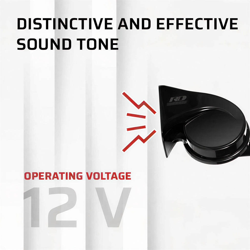 RD Car Horn Thunder 12V | Twin Tone Loud Car Horn Pair