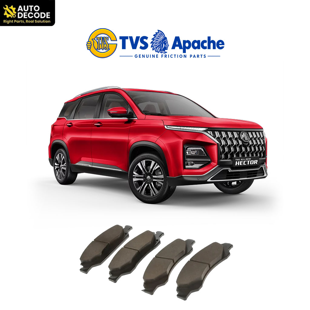 Rear Brake Pads For MG Hector – TVS SUPER | Set of 4