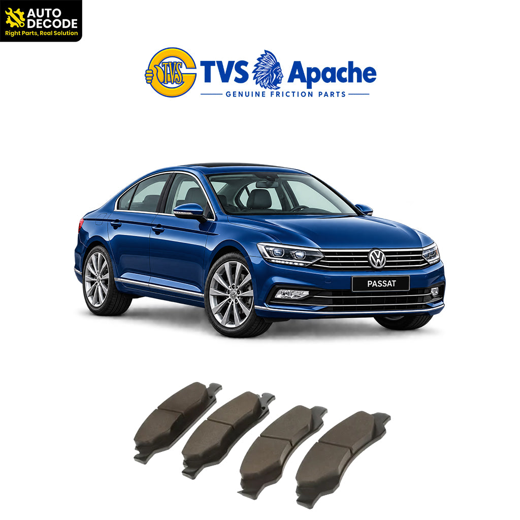 Rear Brake Pads For VW Jetta / Passat & Skoda Superb Set of 4 | TVS SUPER