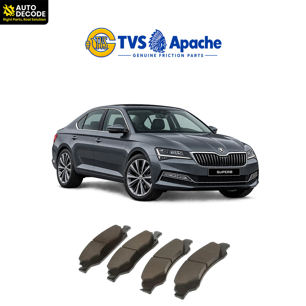 Rear Brake Pads For VW Jetta / Passat & Skoda Superb Set of 4 | TVS SUPER