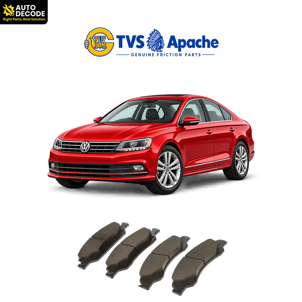 Rear Brake Pads For VW Jetta / Passat & Skoda Superb Set of 4 | TVS SUPER