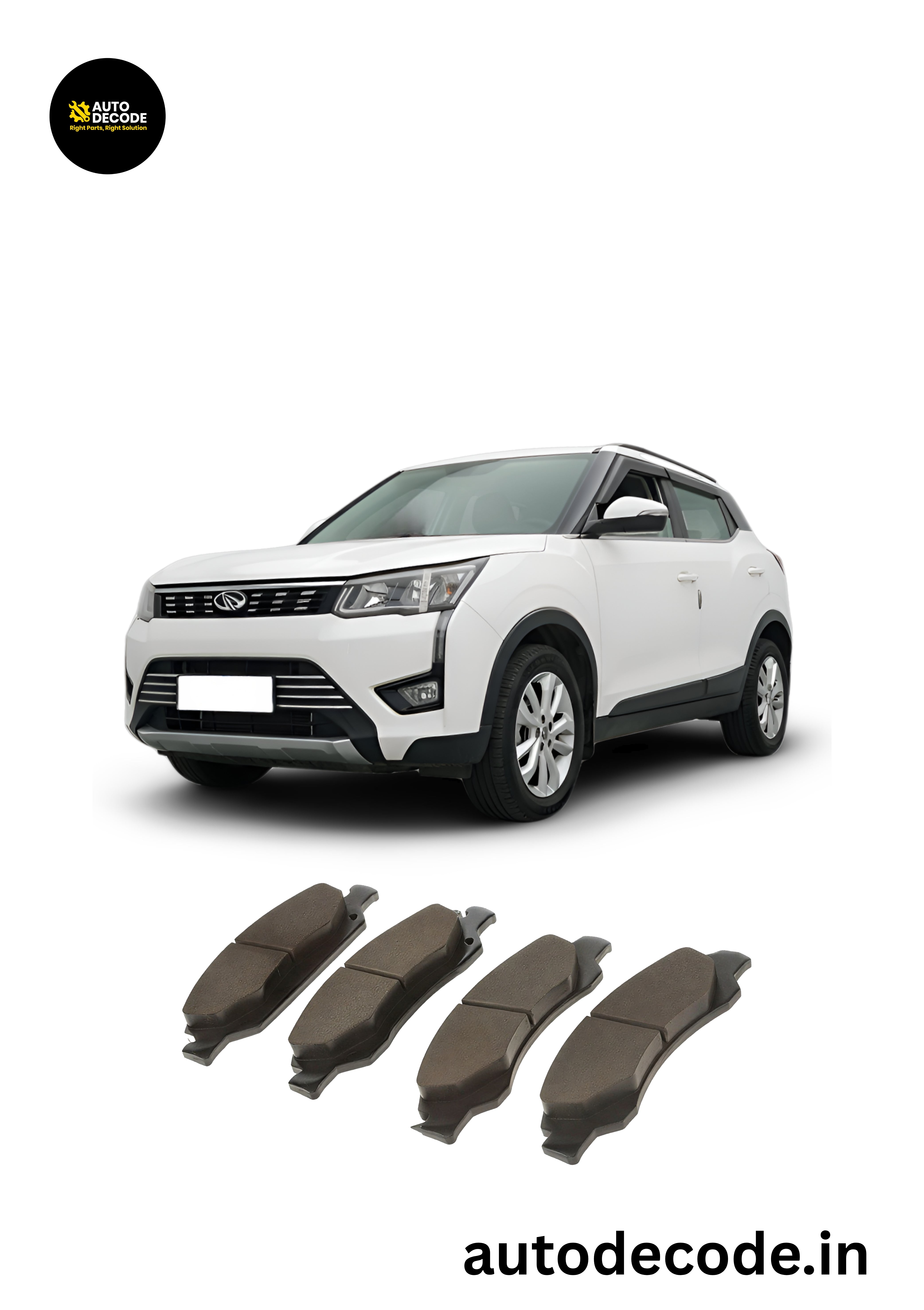 Rear Brake Pad Kit For Marazzo / XUV300 / XUV500 – Mahindra Genuine