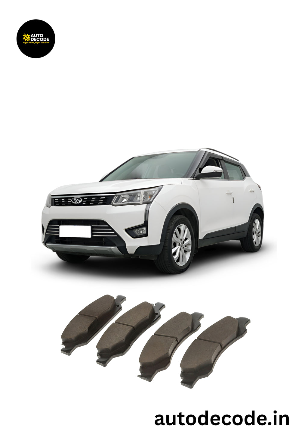 Rear Brake Pad Kit For Marazzo / XUV300 / XUV500 – Mahindra Genuine