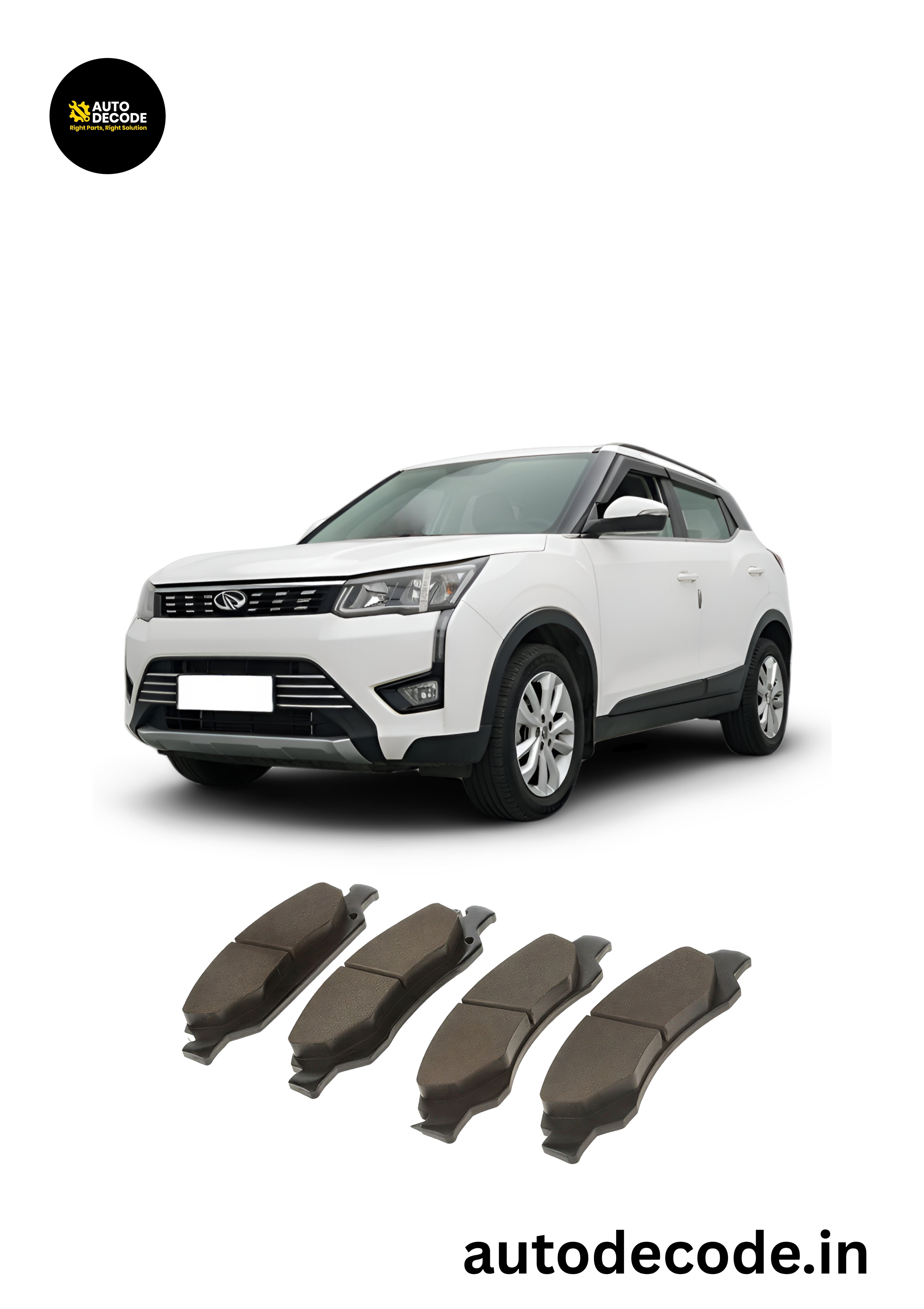Rear Brake Pad Kit For Marazzo / XUV300 / XUV500 – Mahindra Genuine