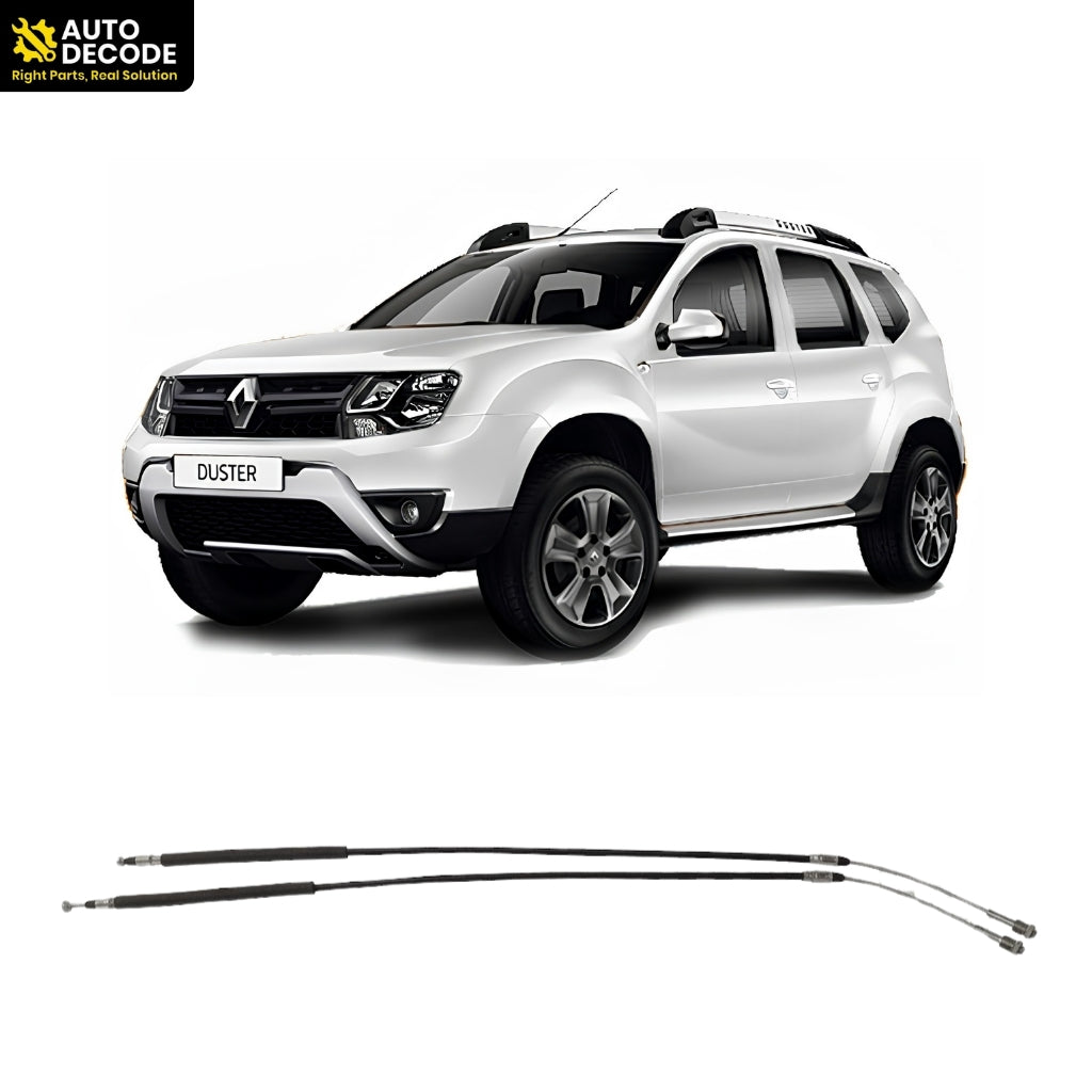 Renault Duster 4x4 Rear Parking Brake Cable 2016 Latest Model Set of 2 | New Era