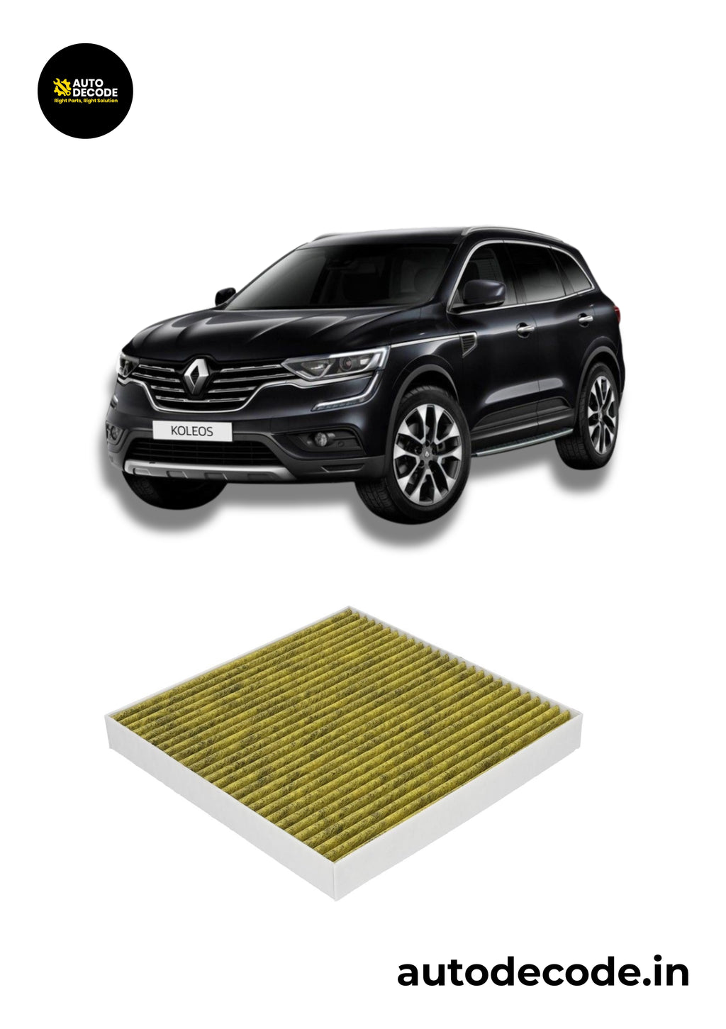Renault Koleos Activated Carbon Cabin Filter