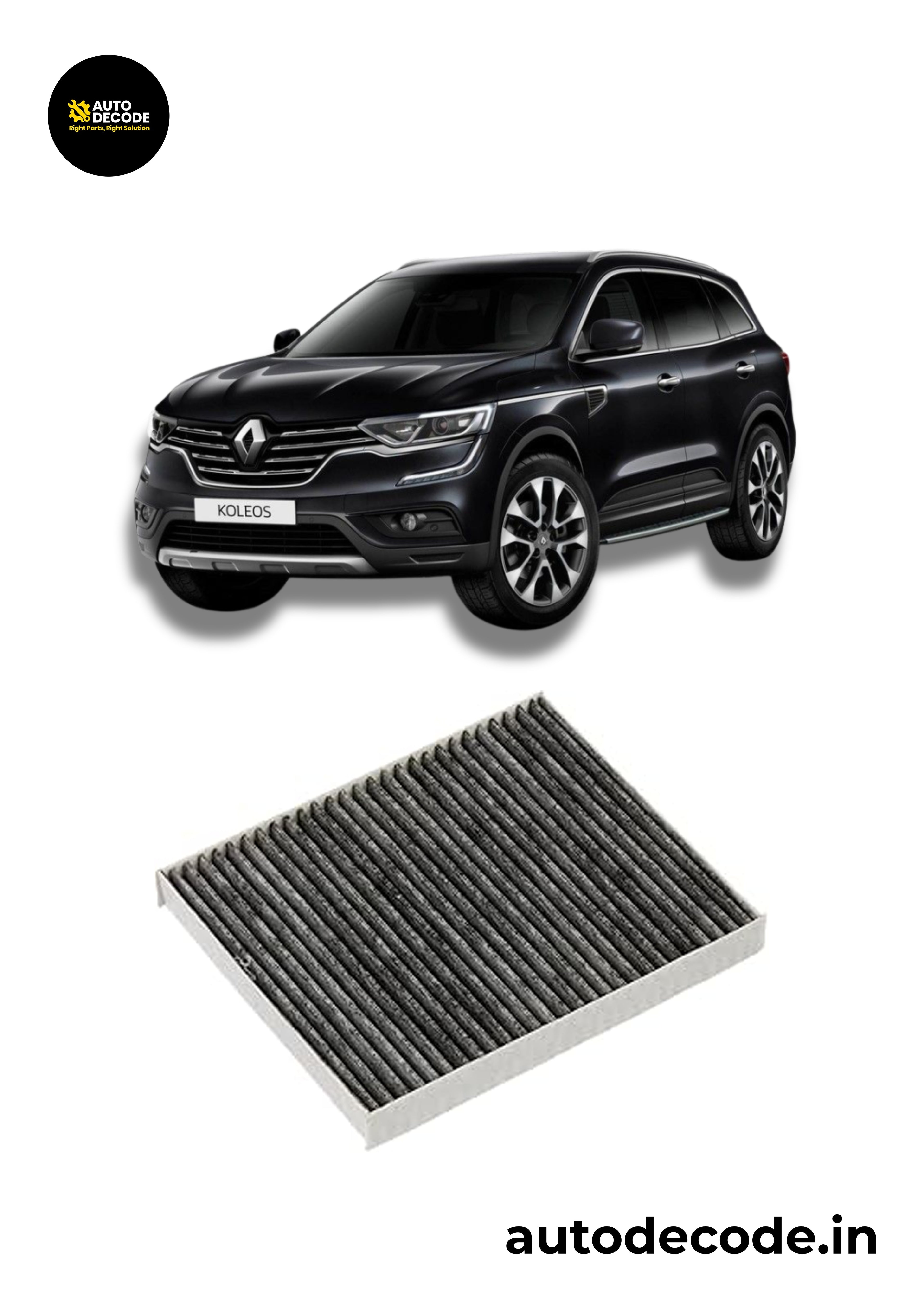 Renault Koleos Activated Carbon Cabin Filter