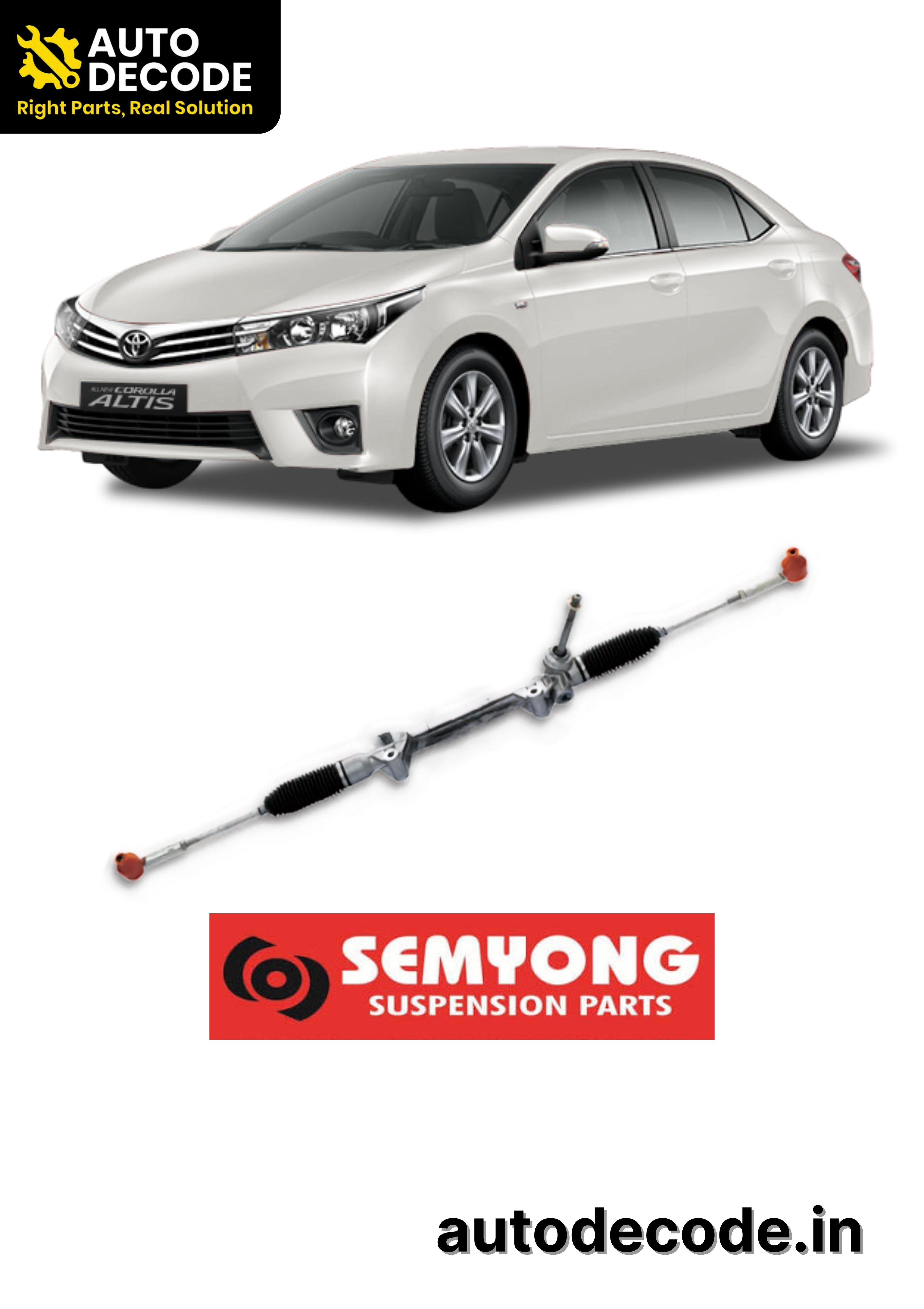Steering Rack Assembly for Toyota Altis – Semyong