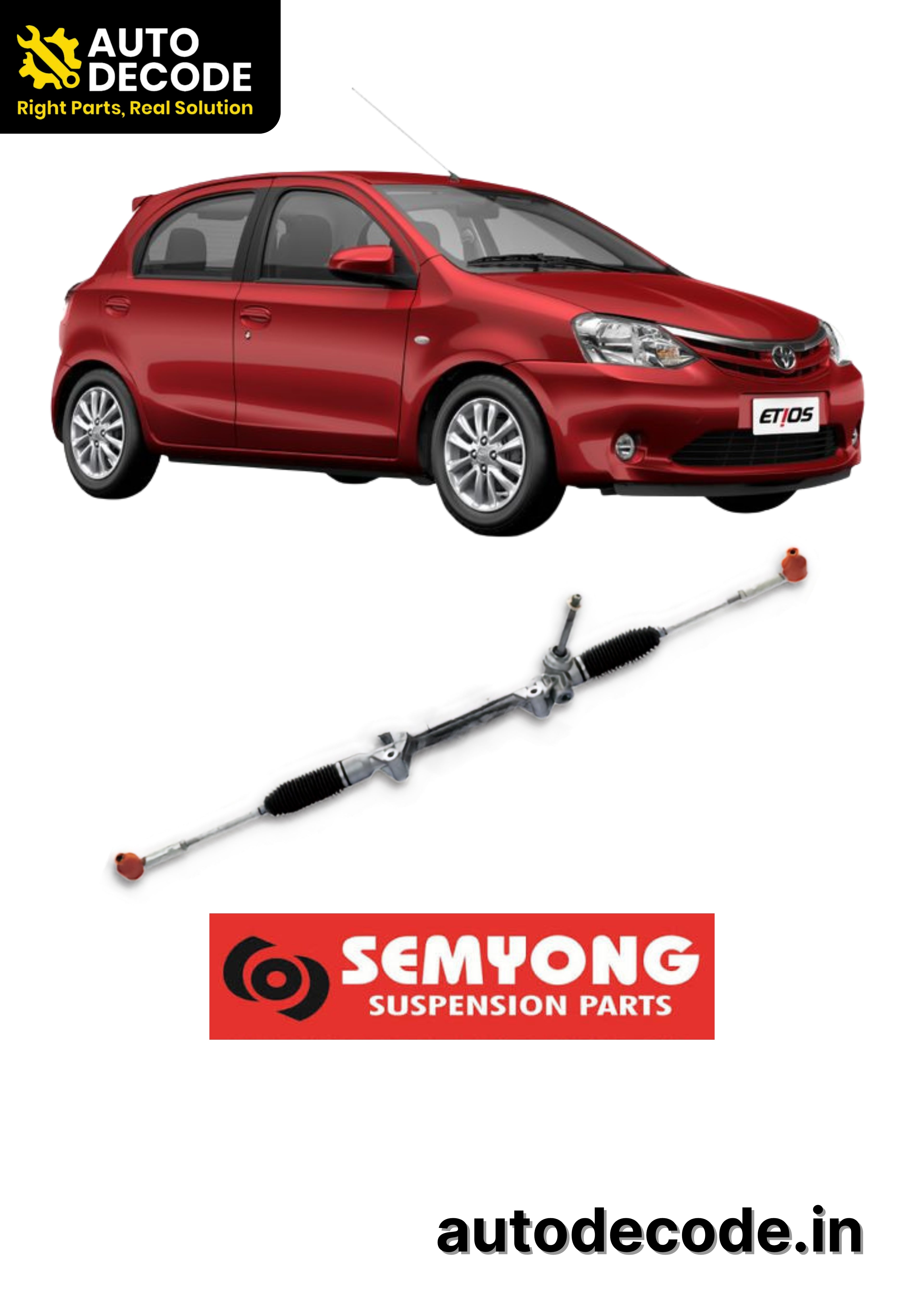 Steering Rack Assembly for Toyota Etios – Semyong