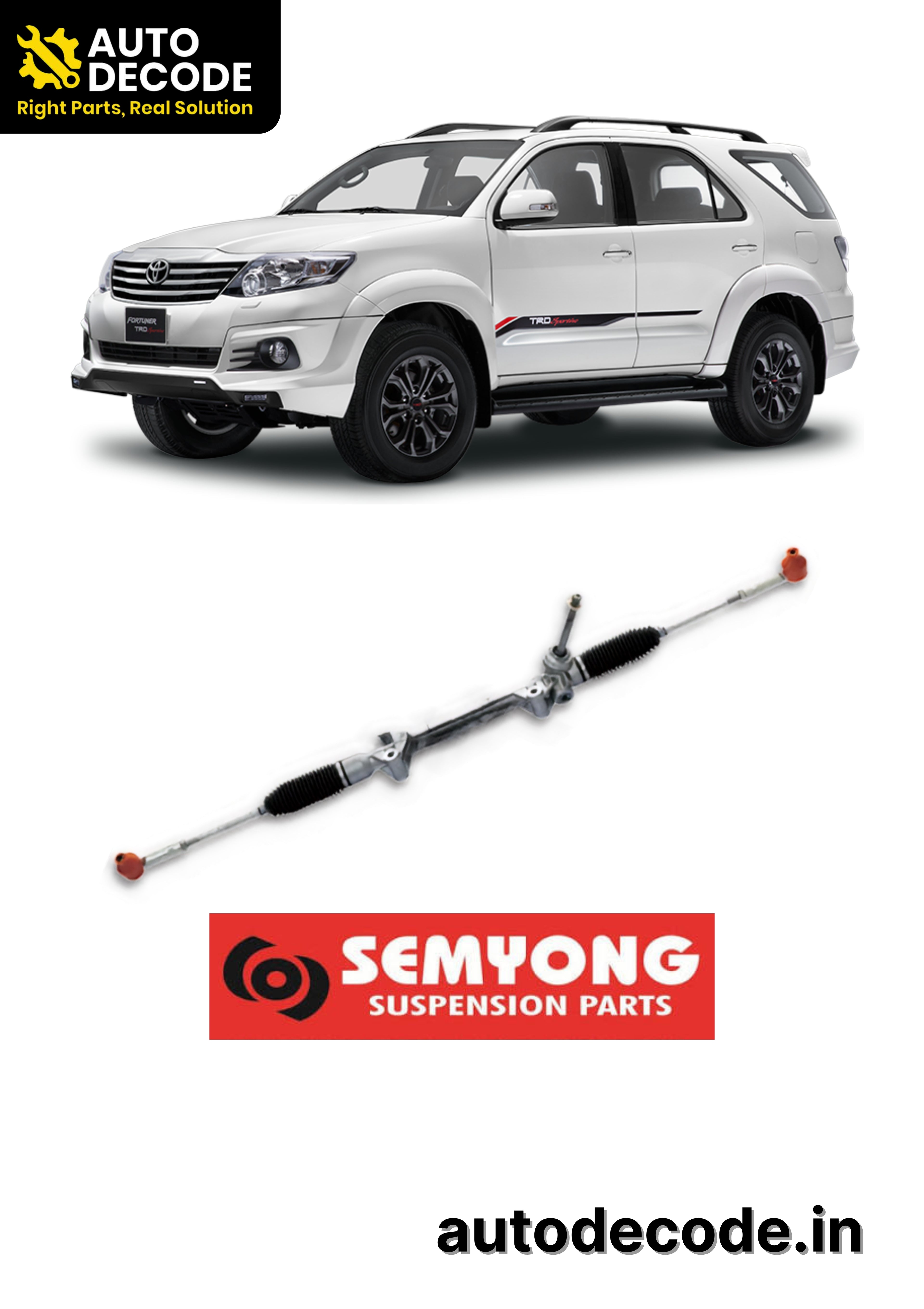 Steering Rack Assembly for Toyota Fortuner – Semyong