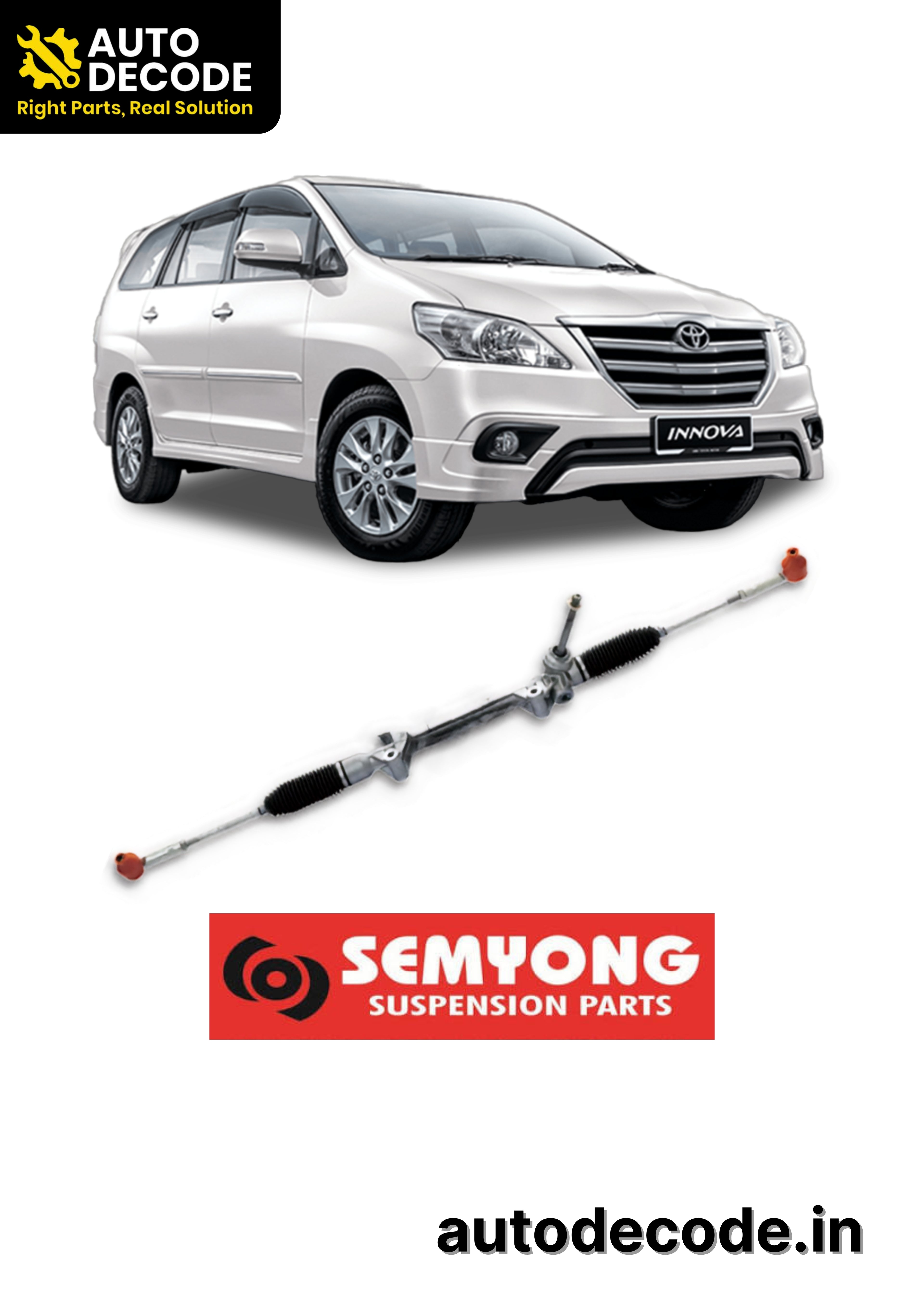 Steering Rack Assembly for Toyota Innova – Semyong