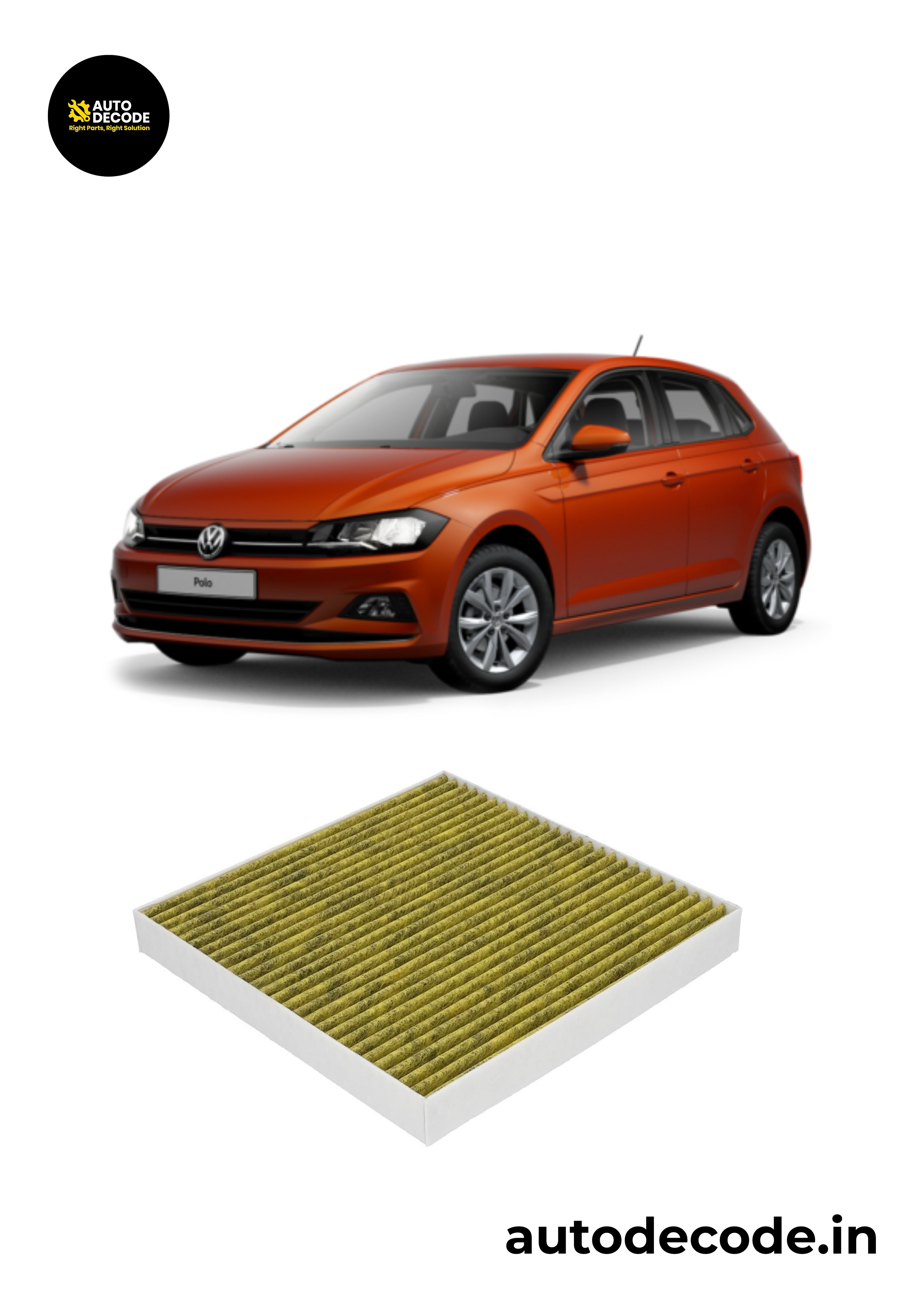 Volkswagen Polo Activated Carbon Cabin Filter