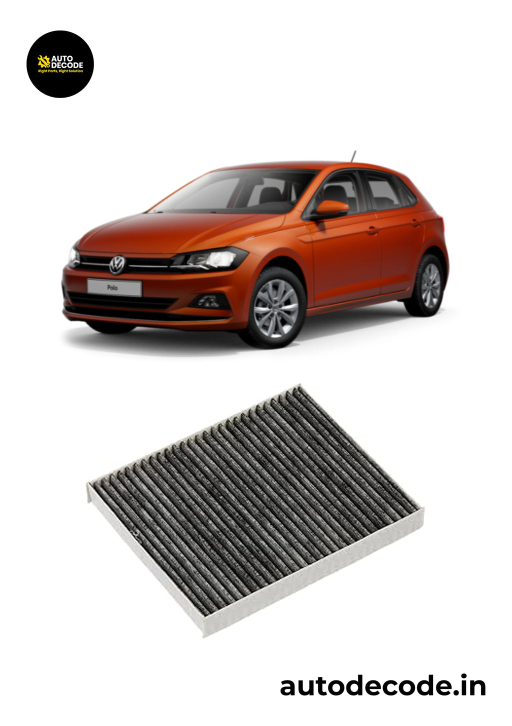 Volkswagen Polo Activated Carbon Cabin Filter