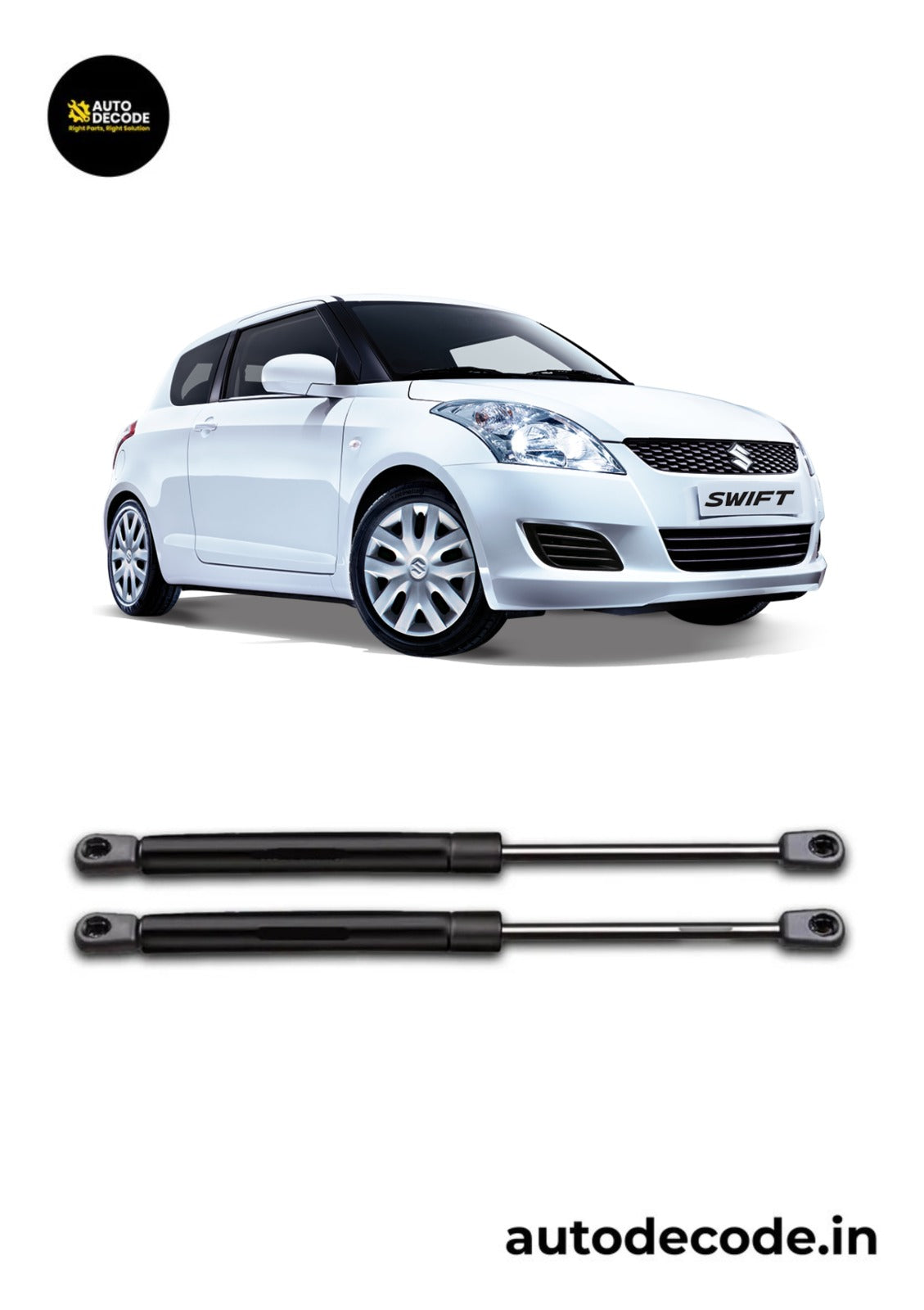 Boot Gas Struts for Maruti Suzuki Swift K-Series | Dicky Lift Support | Set of 2