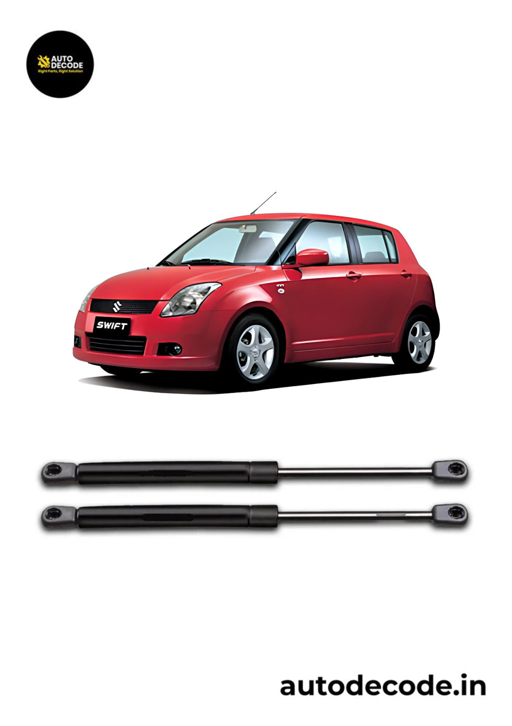 Boot Gas Struts for Maruti Suzuki Swift | Dicky Lift Support | Set of 2