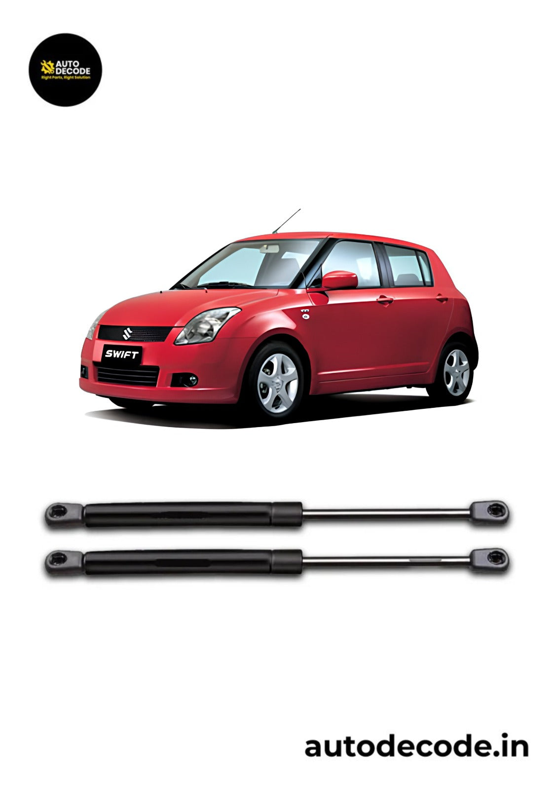 Boot Gas Struts for Maruti Suzuki Swift | Dicky Lift Support | Set of 2
