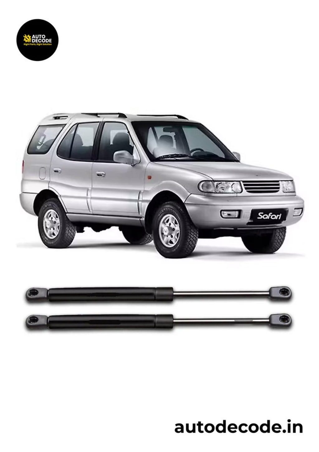 Bonnet Gas Struts for Tata Safari | Hood Lift Support | Set of 2