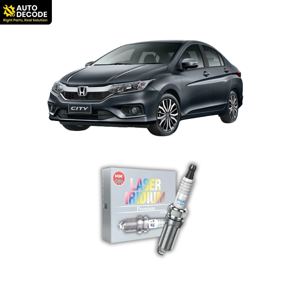 NGK DIFR6D13 Laser Iridium Spark Plug for Honda | City, Jazz, BR-V, WR-V & Mobilio | Set of 4