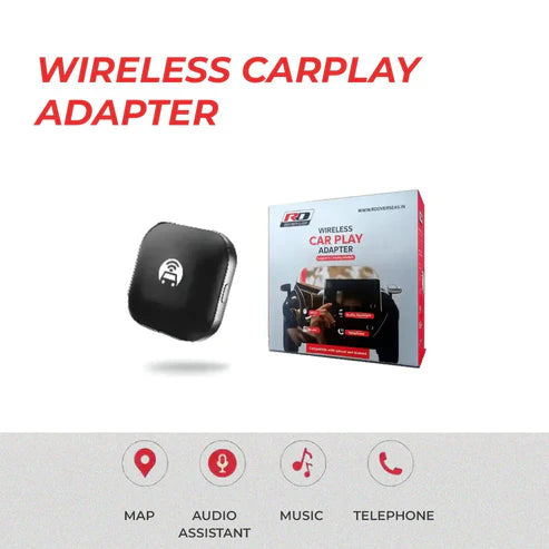 Wireless CarPlay & Android Auto Adapter | Wired to Wireless Converter for Cars