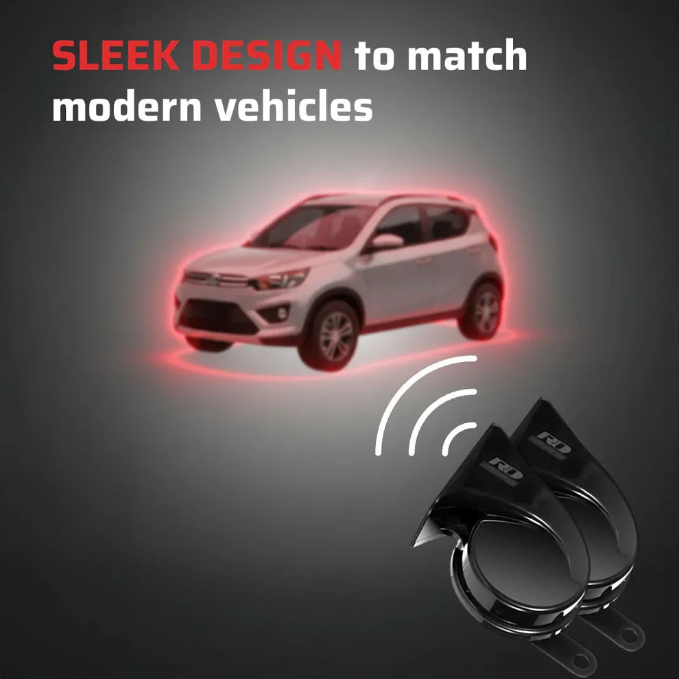 RD Car Horn Thunder 12V | Twin Tone Loud Car Horn Pair