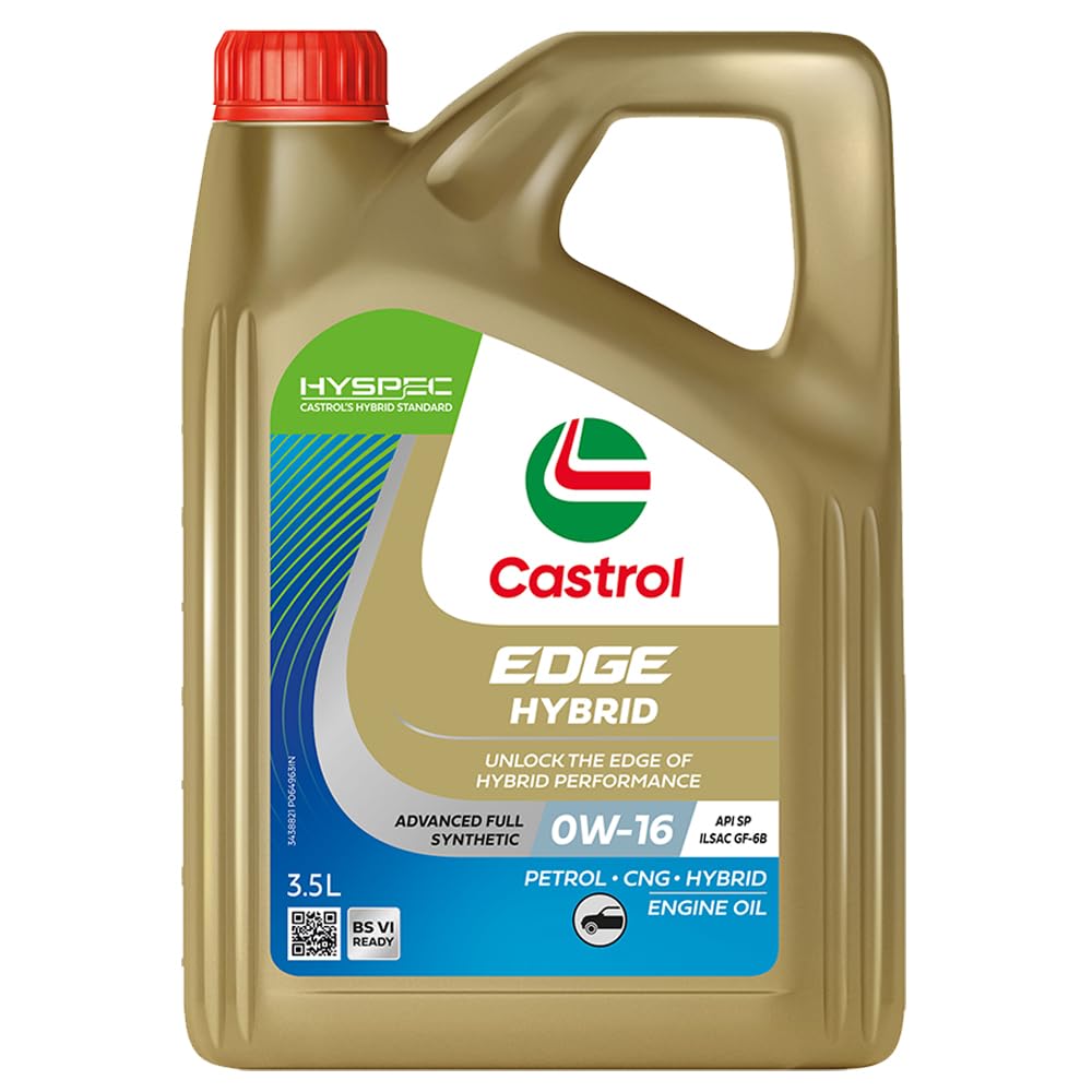 Castrol EDGE Hybrid Advance 0W-16 3.5L Fully Synthetic Engine Oil