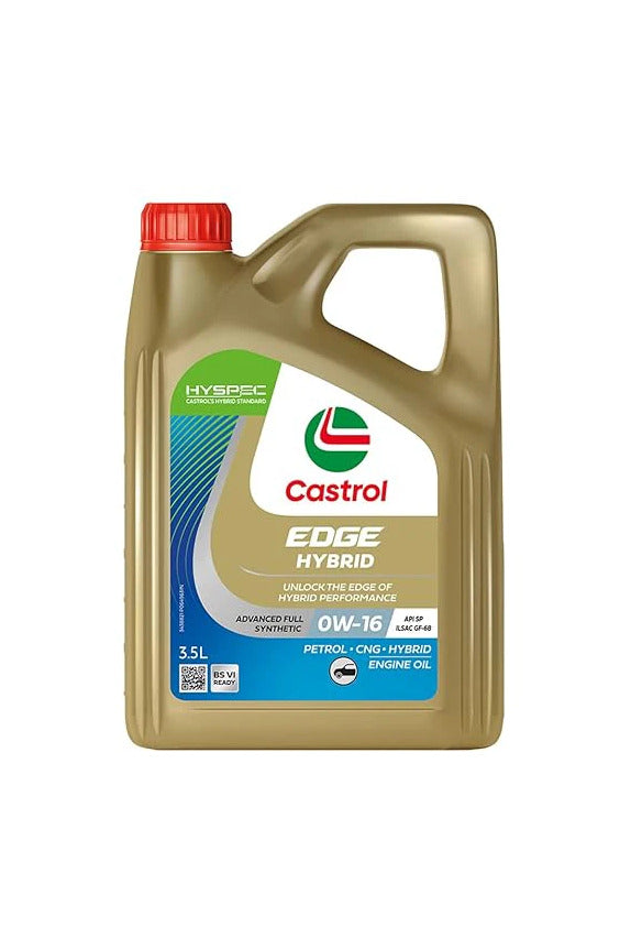 Castrol EDGE Hybrid 0W-16 Full Synthetic Engine Oil 3.5L API SP ILSAC GF-6B