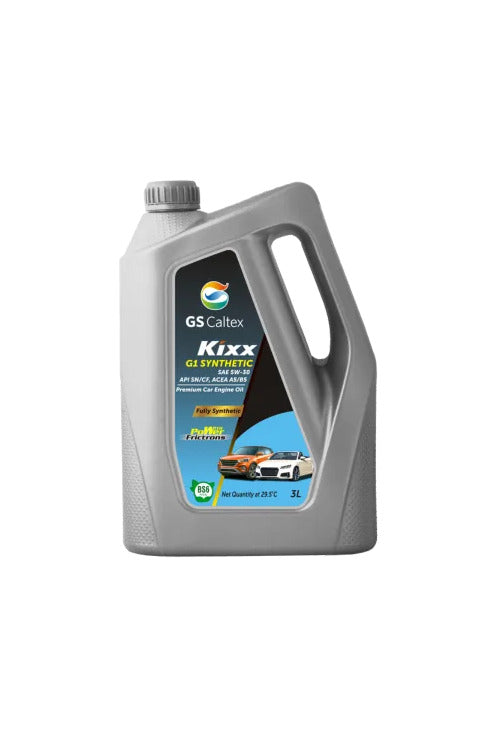 GS Caltex Kixx G1 Synthetic 5W-30 Engine Oil for Cars | 3.5L  | Best Engine Protection & Performance